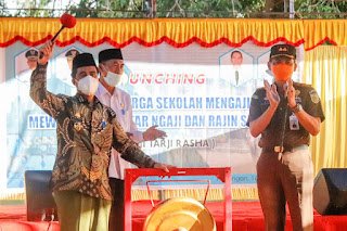 Wabup Selayar Launching 'Gergaji Tarji Rasha' di SMPN Pariangan