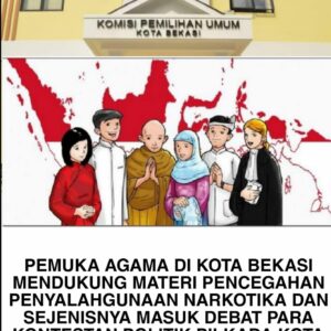 Para Pemuka Agama di Bekasi Mendukung Adanya Materi Debat Tentang Narkotika saat Pilwalkot. Ilustrasi.