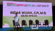 Sekjen Ikatan Sarjana Perikanan Indonesia (Ispikani), Indar Wijaya Saat Menjadi Salah Satu Narasumber Dalam Diskusi Panel yang Diadakan Disela-sela Pameran Indo Fisheries 2025